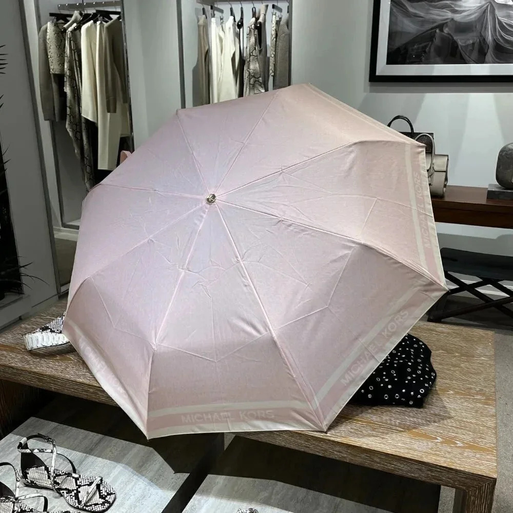 Michael Kors Signature Umbrella 35F3GTFN4B LTPOW - Picture 2 of 12